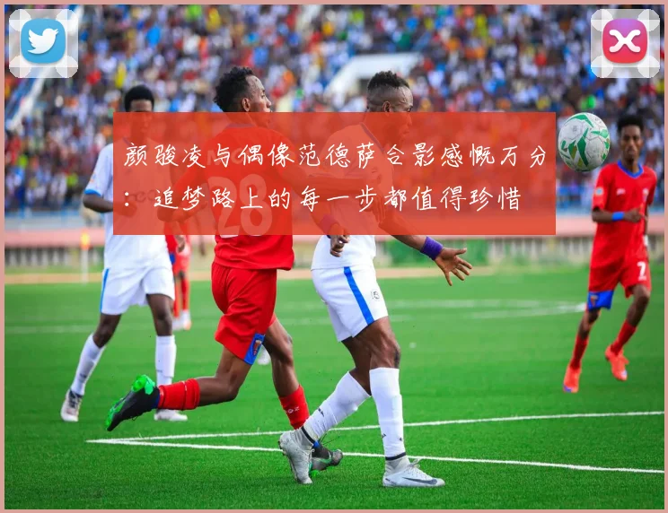 颜骏凌与偶像范德萨合影感慨万分：追梦路上的每一步都值得珍惜